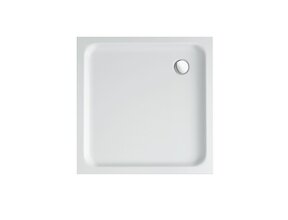Douchebak Queen Hoog Vierkant 90x90x15cm Antislip Wit