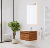 Gliss Anelius Badkamermeubel excl. Wastafel Sonoma Brown 70cm