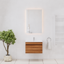 Gliss Anelius Badkamermeubel excl. Wastafel Sonoma Brown 70cm