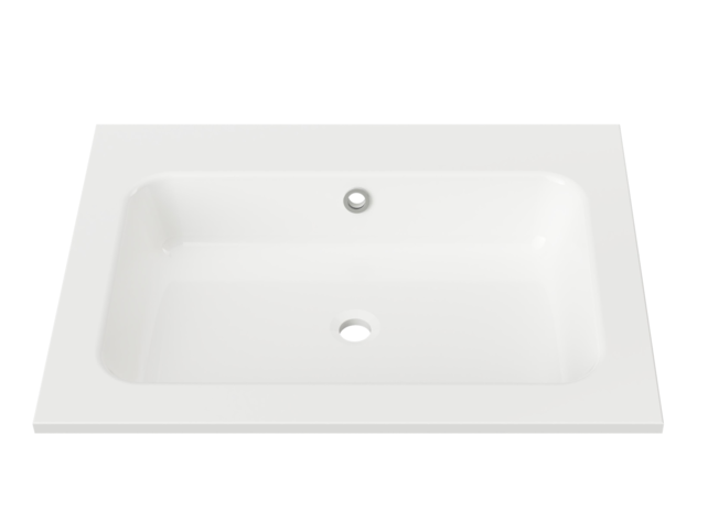 Gliss Anelius Badkamermeubel met Wastafel Sonoma Brown 80cm