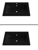 Gliss Anelius Badkamermeubel met Wastafel Sonoma Brown 100cm