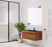 Gliss Anelius Badkamermeubel excl. Wastafel Sonoma Brown 100cm