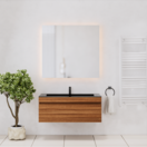 Gliss Anelius Badkamermeubel excl. Wastafel Sonoma Brown 100cm