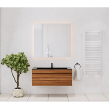 Gliss Anelius Badkamermeubel met Wastafel Sonoma Brown 100cm