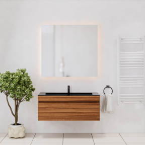 Gliss Anelius Badkamermeubel excl. Wastafel Sonoma Brown 100cm