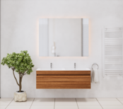 Gliss Anelius Badkamermeubel excl. Wastafel Sonoma Brown 140cm