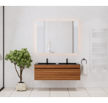 Gliss Anelius Badkamermeubel excl. Wastafel Sonoma Brown 140cm