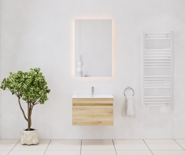 Gliss Anelius Badkamermeubel excl. Wastafel Natural Oak 70cm