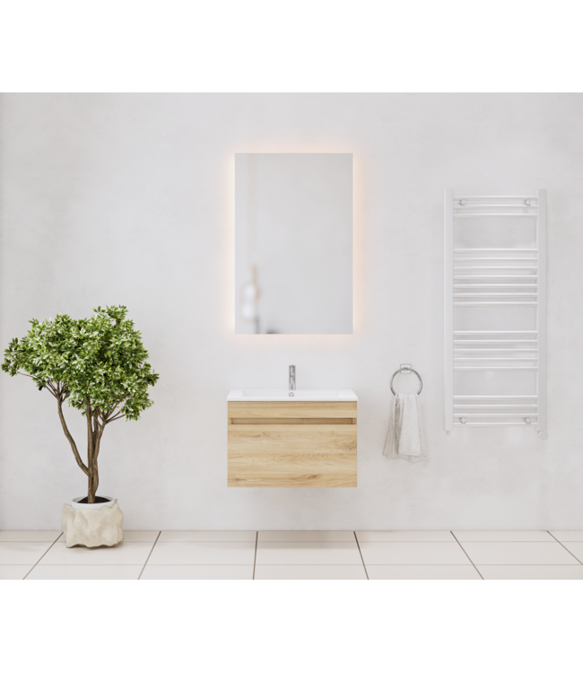 Gliss Anelius Badkamermeubel excl. Wastafel Natural Oak 70cm