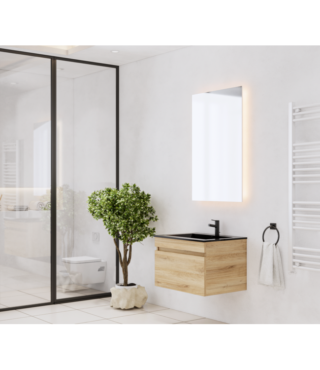 Gliss Anelius Badkamermeubel excl. Wastafel Natural Oak 70cm