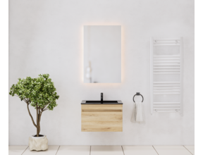 Gliss Anelius Badkamermeubel met Wastafel Natural Oak 70cm