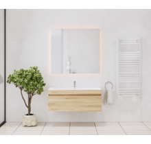 Gliss Anelius Badkamermeubel excl. Wastafel Natural Oak 100cm