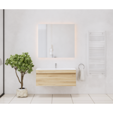 Gliss Anelius Badkamermeubel met Wastafel Natural Oak 100cm