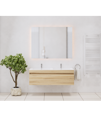 GLISS DESIGN Gliss Anelius Badkamermeubel Excl. Wastafel  Natural Oak 140cm