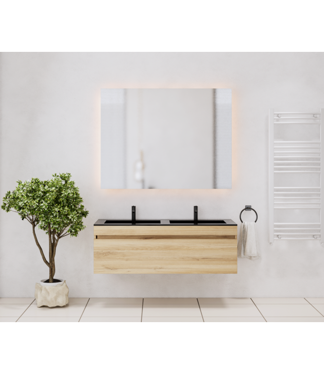 Gliss Anelius Badkamermeubel Excl. Wastafel  Natural Oak 140cm