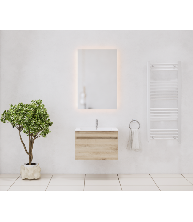 Gliss Anelius Badkamermeubel excl. Wastafel Grey Oak 70cm