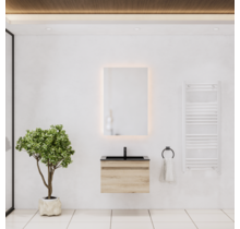 Gliss Anelius Badkamermeubel excl. Wastafel Grey Oak 70cm