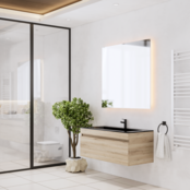 Gliss Anelius Badkamermeubel excl. Wastafel Grey Oak 100cm