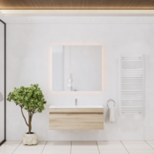 Gliss Anelius Badkamermeubel excl. Wastafel Grey Oak 100cm