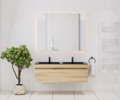 Gliss Anelius Badkamermeubel excl. Wastafel Natural Oak 120cm