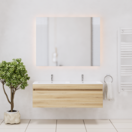 Gliss Anelius Badkamermeubel excl. Wastafel Natural Oak 120cm