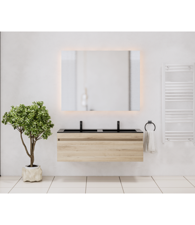 Gliss Anelius Badkamermeubel excl. Wastafel Grey Oak 140cm