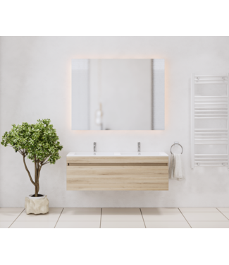 GLISS DESIGN Gliss Anelius Badkamermeubel excl. Wastafel Grey Oak 140cm