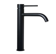 Wastafelkraan Elegante Mat Zwart Hoog