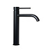 Wastafelkraan Elegante Mat Zwart Hoog