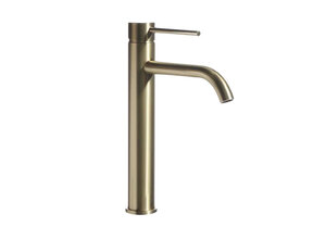 Wastafelkraan Elegante Geborsteld Goud Hoog