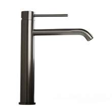 Wastafelkraan Elegante Gun Metal Hoog