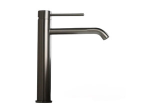 Wastafelkraan Elegante Gun Metal Hoog