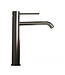 Wastafelkraan Elegante Gun Metal Hoog