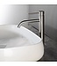 Wastafelkraan Elegante RVS - Geborsteld Hoog