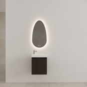 WC Kastje Gliss Timotheus Charcoal Ribbelfront incl. Fonteintafel WC Kastje Gliss Timotheus Charcoal Ribbelfront incl. Fonteintafel