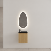 WC Kastje Gliss Timotheus Pure Ribbelfront incl. Fonteintafel WC Kastje Gliss Timotheus Pure Ribbelfront incl. Fonteintafel