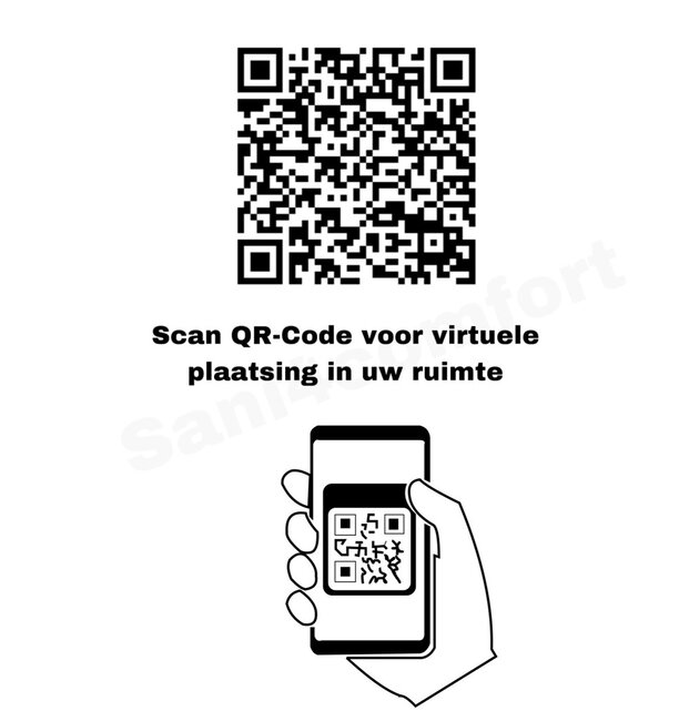 Hangtoilet met bidet geïntegreerde kraan Warm Koud Randloos Mat Wit excl. wc-bril