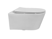 Hangtoilet Randloos Easy Flush Wit  incl softclose toiletzitting
