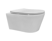 Hangtoilet Randloos Easy Flush Wit  incl softclose toiletzitting
