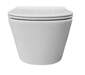 Hangtoilet Randloos Easy Flush Wit  incl softclose toiletzitting
