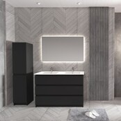 Staand Badkamermeubel Onderkast Jupiter 120 Zwart