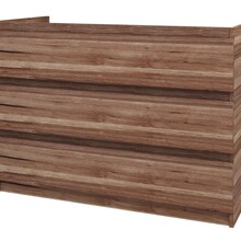 Staand Badkamermeubel Onderkast Jupiter 120 cm Walnoot