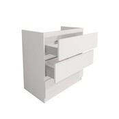 Staand Badkamermeubel Onderkast Jupiter 80 cm Mat Wit