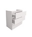 Staand Badkamermeubel Onderkast Jupiter 80 cm Mat Wit