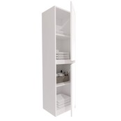 Staand Badkamer Kast Jupiter 135 cm Mat Wit met twee deuren Staand Badkamer Kast Jupiter 135 cm Mat Wit met twee deuren