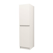 Staand Badkamer Kast Jupiter 135 cm Mat Wit met twee deuren