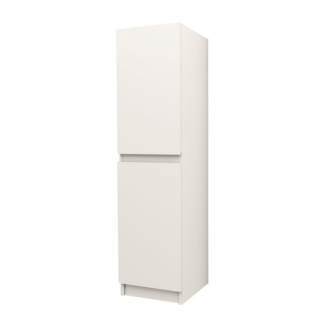 Staand Badkamer Kast Jupiter 135 cm Mat Wit met twee deuren Staand Badkamer Kast Jupiter 135 cm Mat Wit met twee deuren