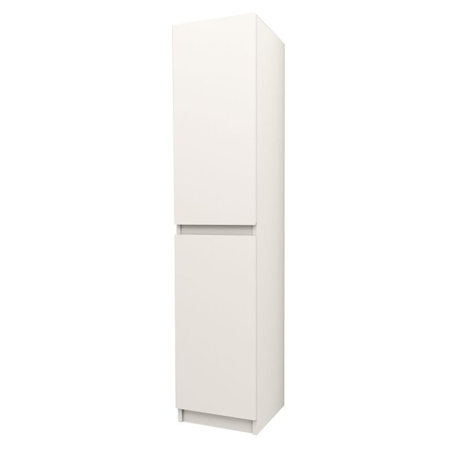 Staand Badkamer Kast Jupiter 135 cm Mat Wit met twee deuren Staand Badkamer Kast Jupiter 135 cm Mat Wit met twee deuren