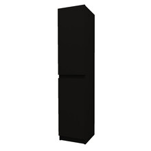 Staand Badkamer Kast Jupiter 160 cm Mat Zwart met twee deuren
