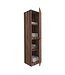 Staand Badkamer Kast Jupiter 135 cm Walnoot met twee deuren